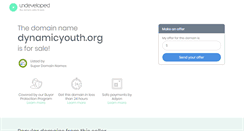 Desktop Screenshot of dynamicyouth.org
